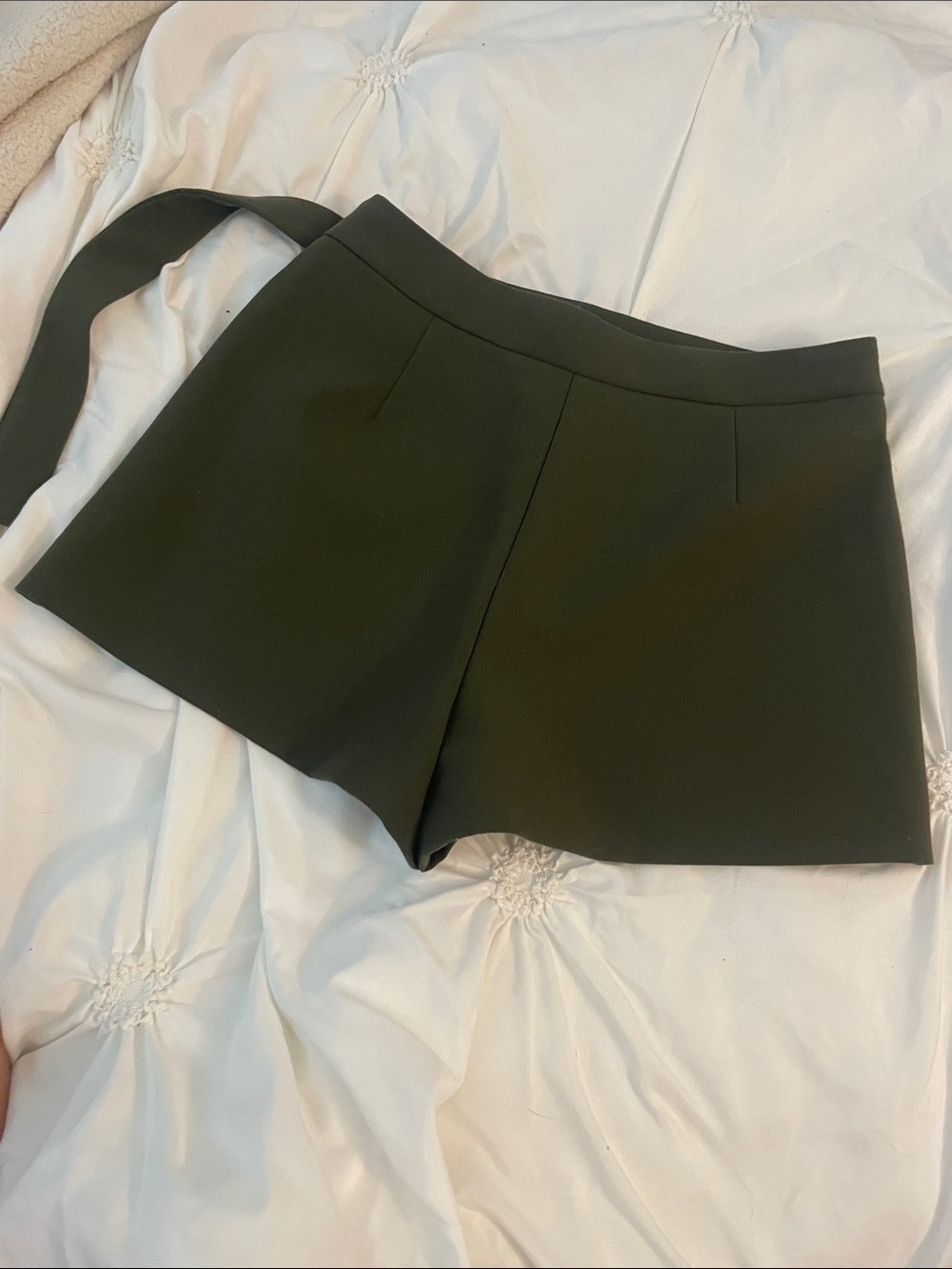 Zara Olive Green Cargo Skort with D-Ring Waist - Picture 5 of 7